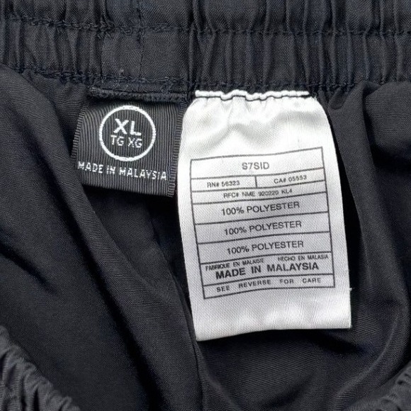 Nike Golf Rain Pants Mens XL Black Storm Fit Elastic Waist Drawstring Pockets - Picture 2 of 11